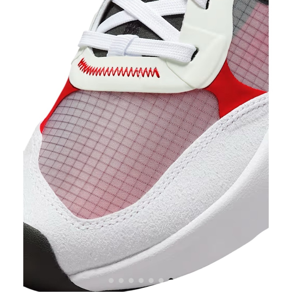 Jordan Delta 3 Low for men size 10.5 white chile red black new with box - Picture 6 of 14